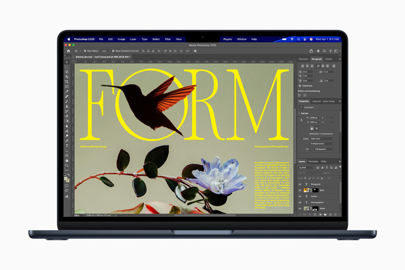 맥북 에어 M5 공식 이미지
